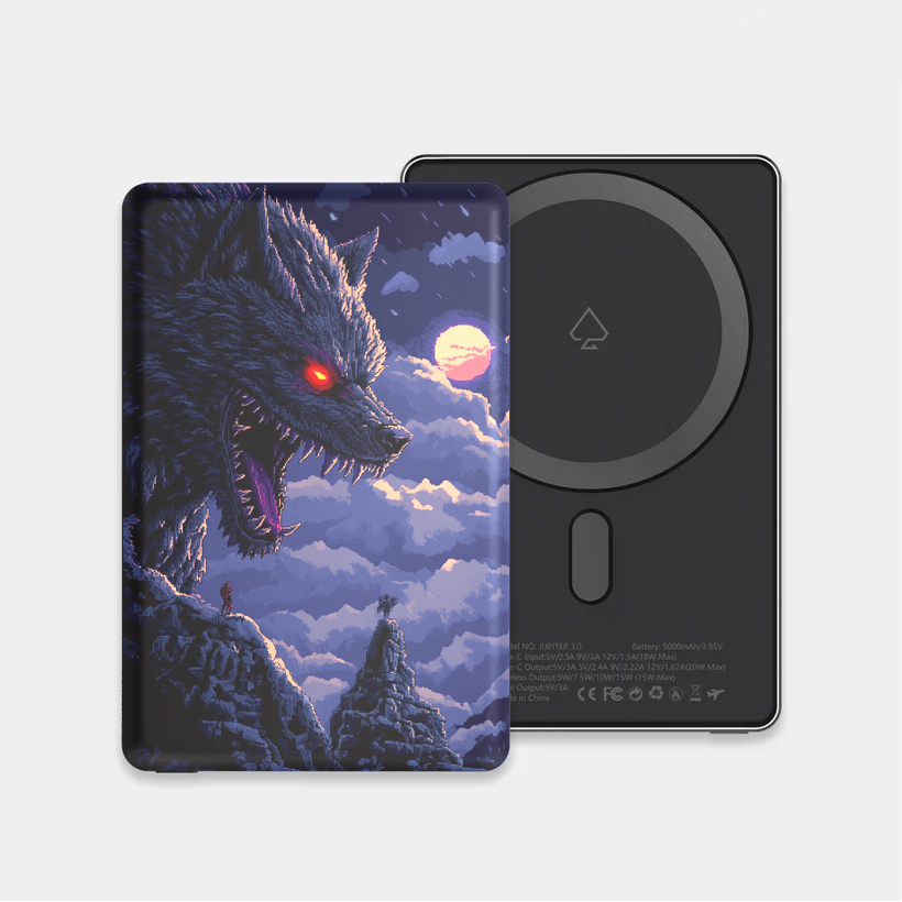 8-Bit Dark Howls MagSafe Power Bank (5K, Ultra Thin)