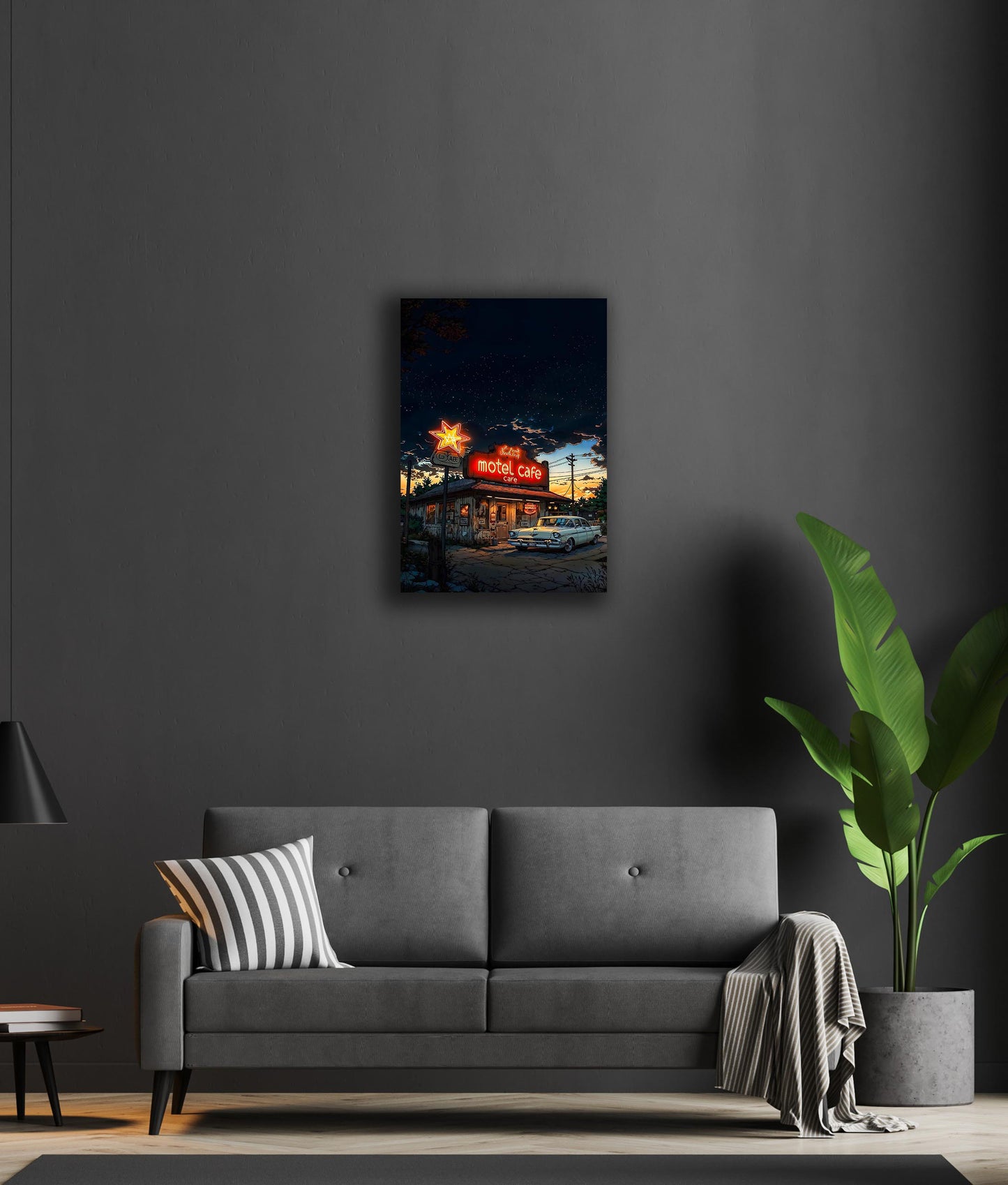 Motel Cafe - Acrylic Poster