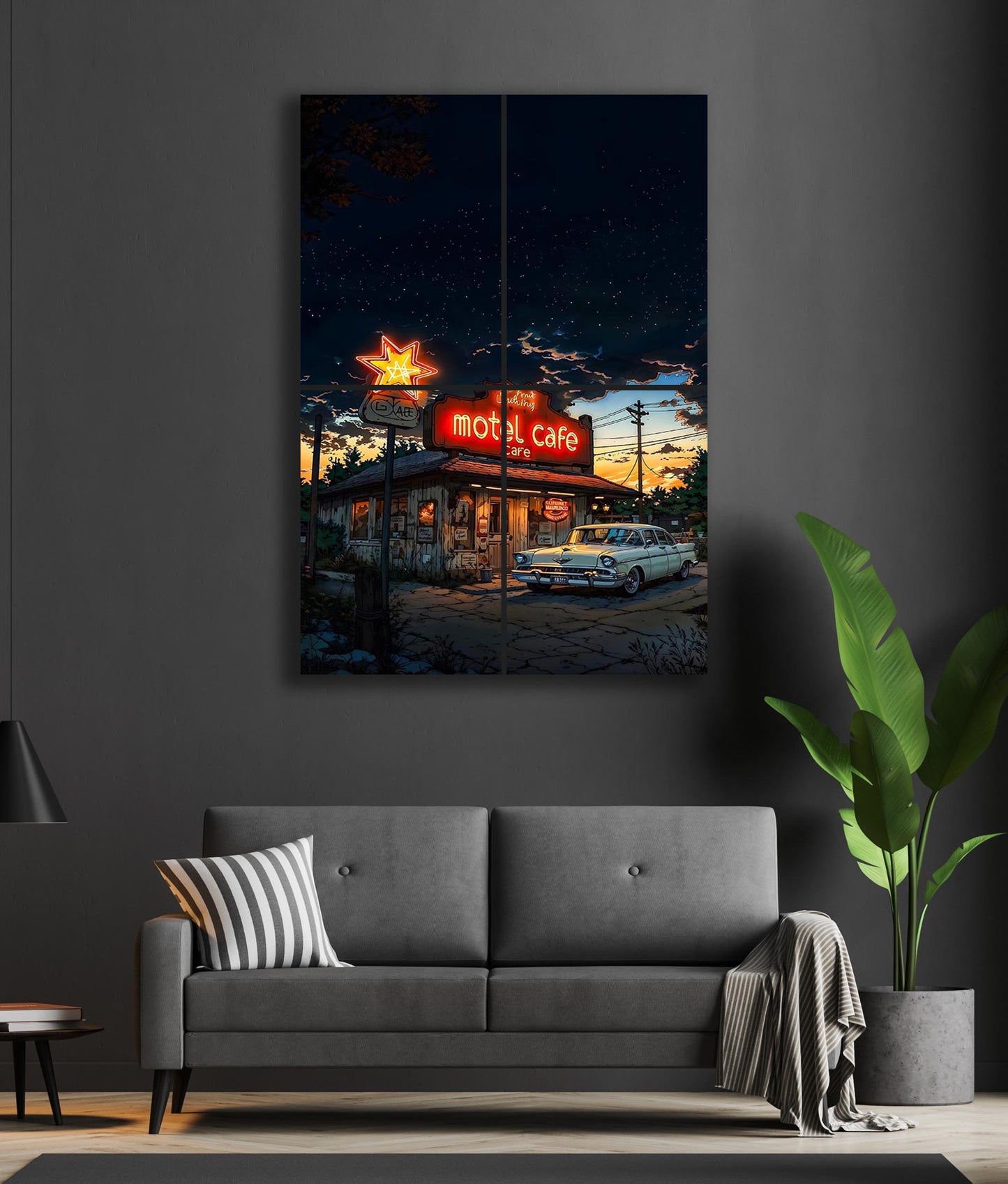 Motel Cafe - Acrylic Poster