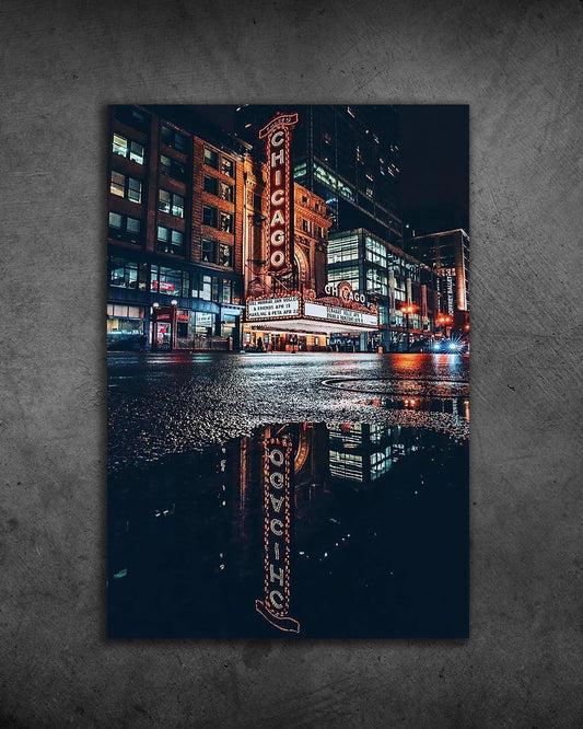 Chicago Theater - Acrylic Poster