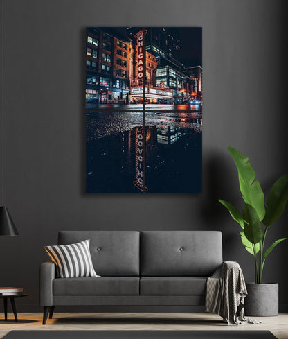 Chicago Theater - Acrylic Poster